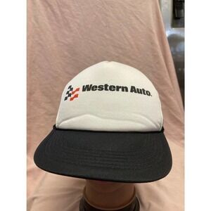 Vintage Western Auto Trucker Style Snapback Hat